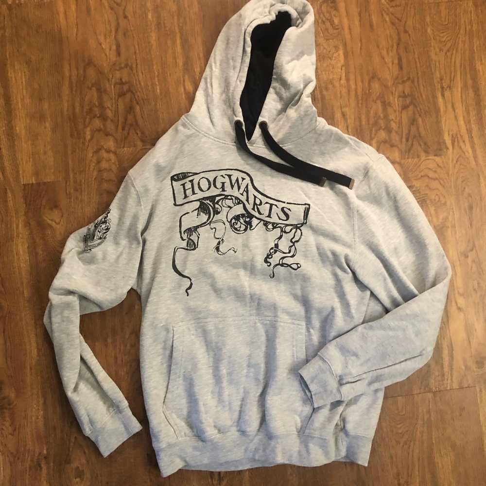 Warner Bros. Light Gray Hogwarts Hoodie